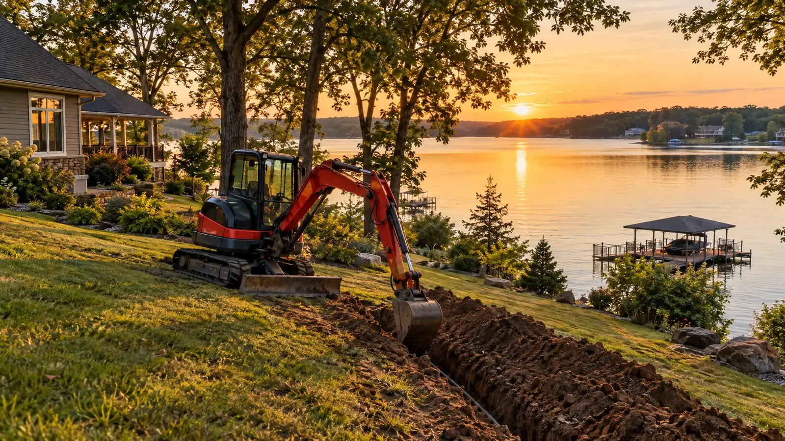 Underground utility and excavation in Hendersonville, Tennessee