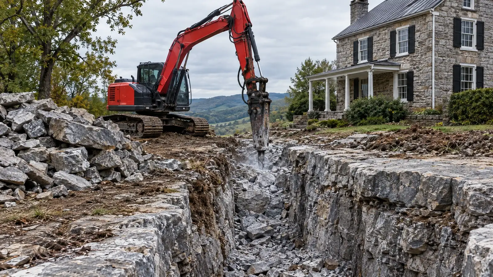 Underground utility and excavation in Lebanon, Tennessee