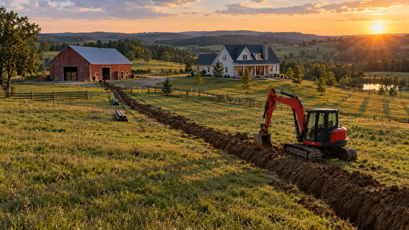 Underground utility and excavation in Thompson’s Station, Tennessee