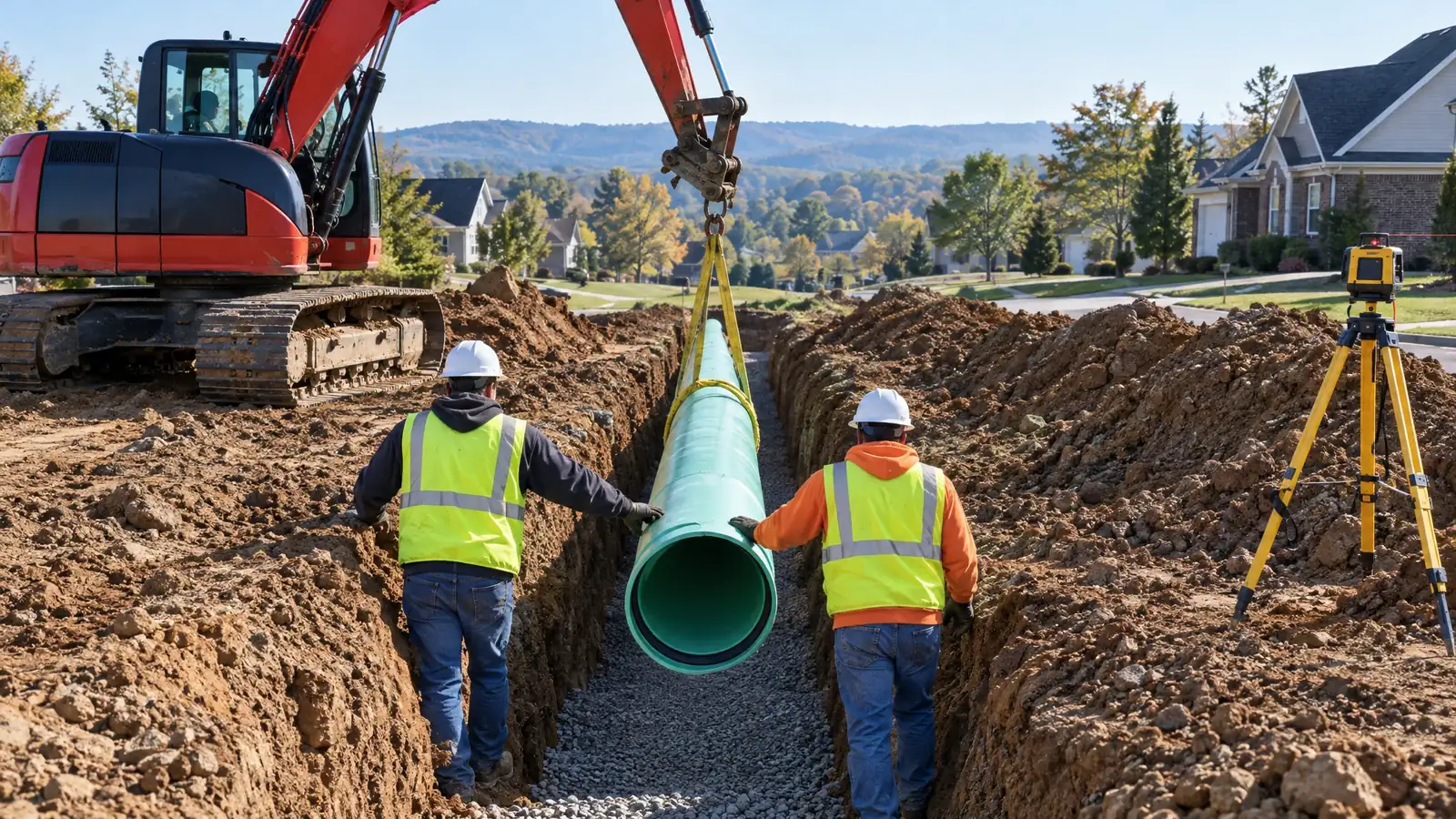 Underground utility and excavation work in Middle Tennessee