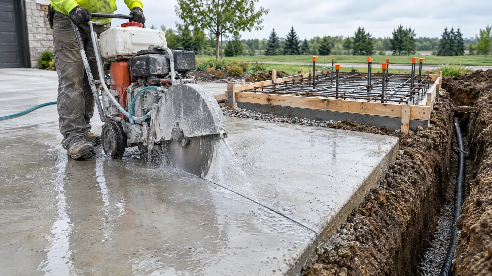 Concrete Cutting, Patching and Utility Pads in Nashville