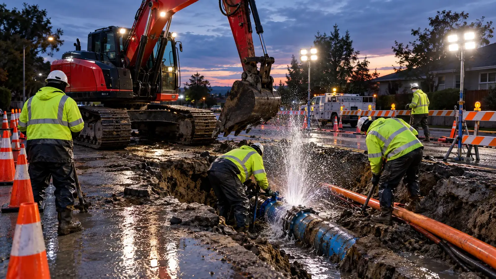 What Happens When a Utility Line Is Struck