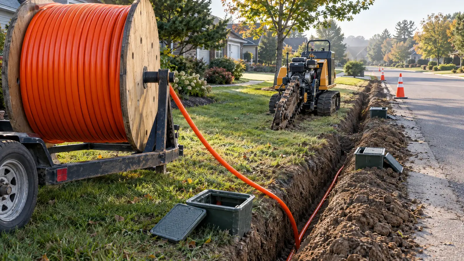 Directional Boring vs Open Trench