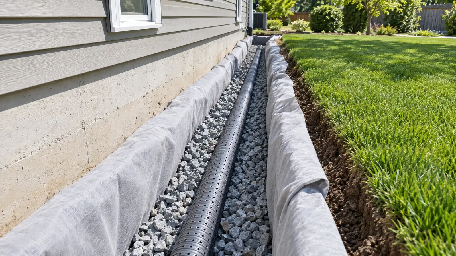 French Drain Installation in Nashville