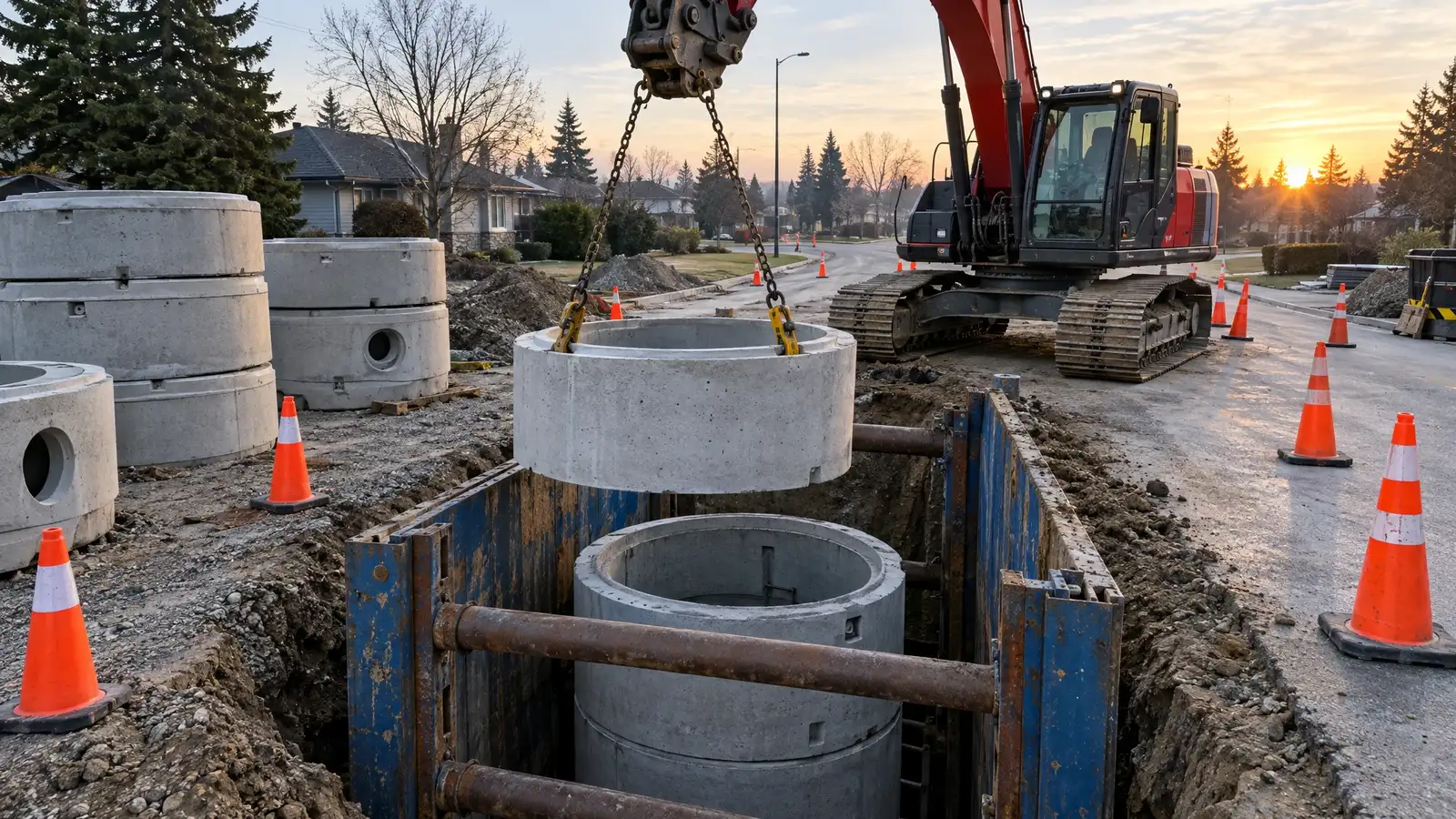Manhole and Catch Basin Installation in Nashville