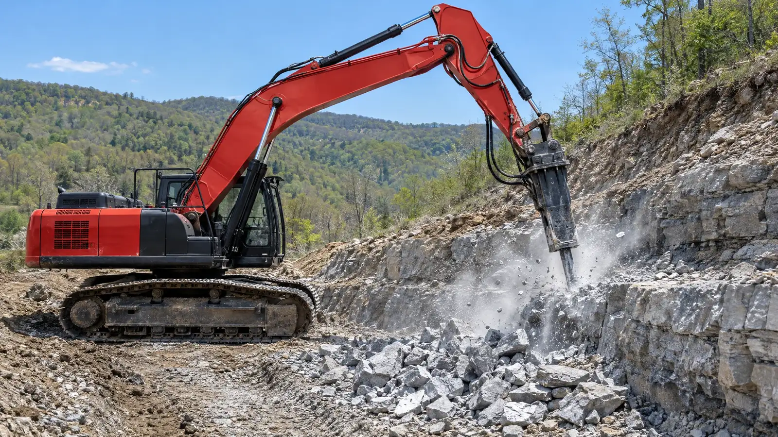 Rock Excavation and Hammering in Nashville