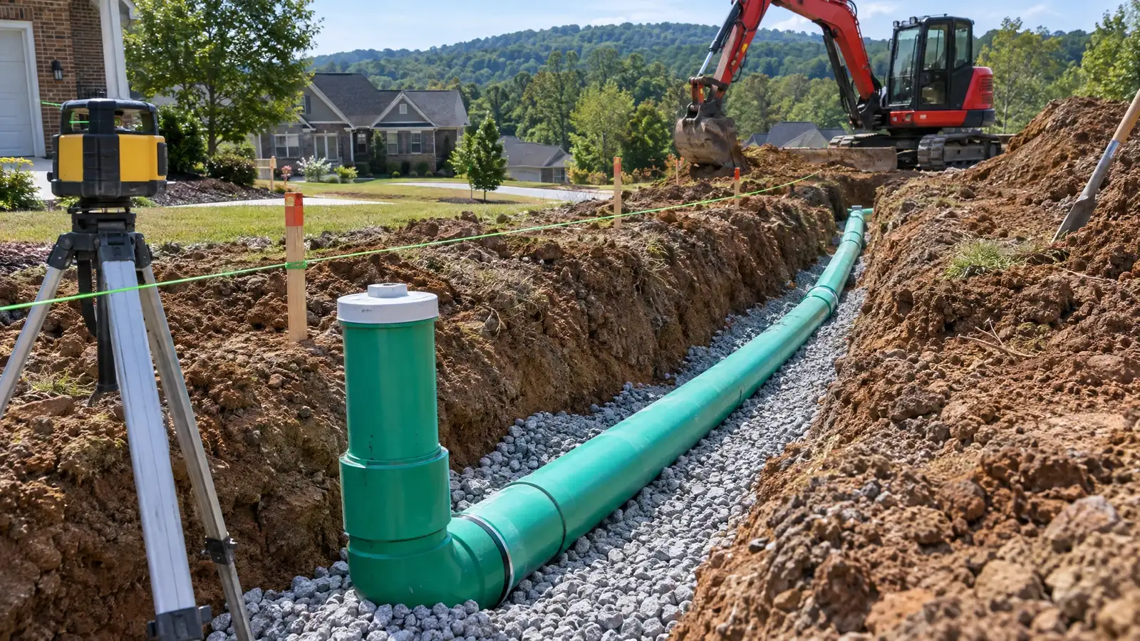 Sewer Main and Lateral Installation in Nashville
