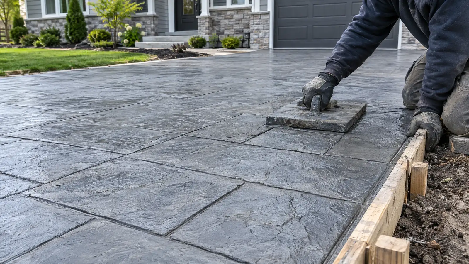 Stamped Concrete Restoration in Nashville