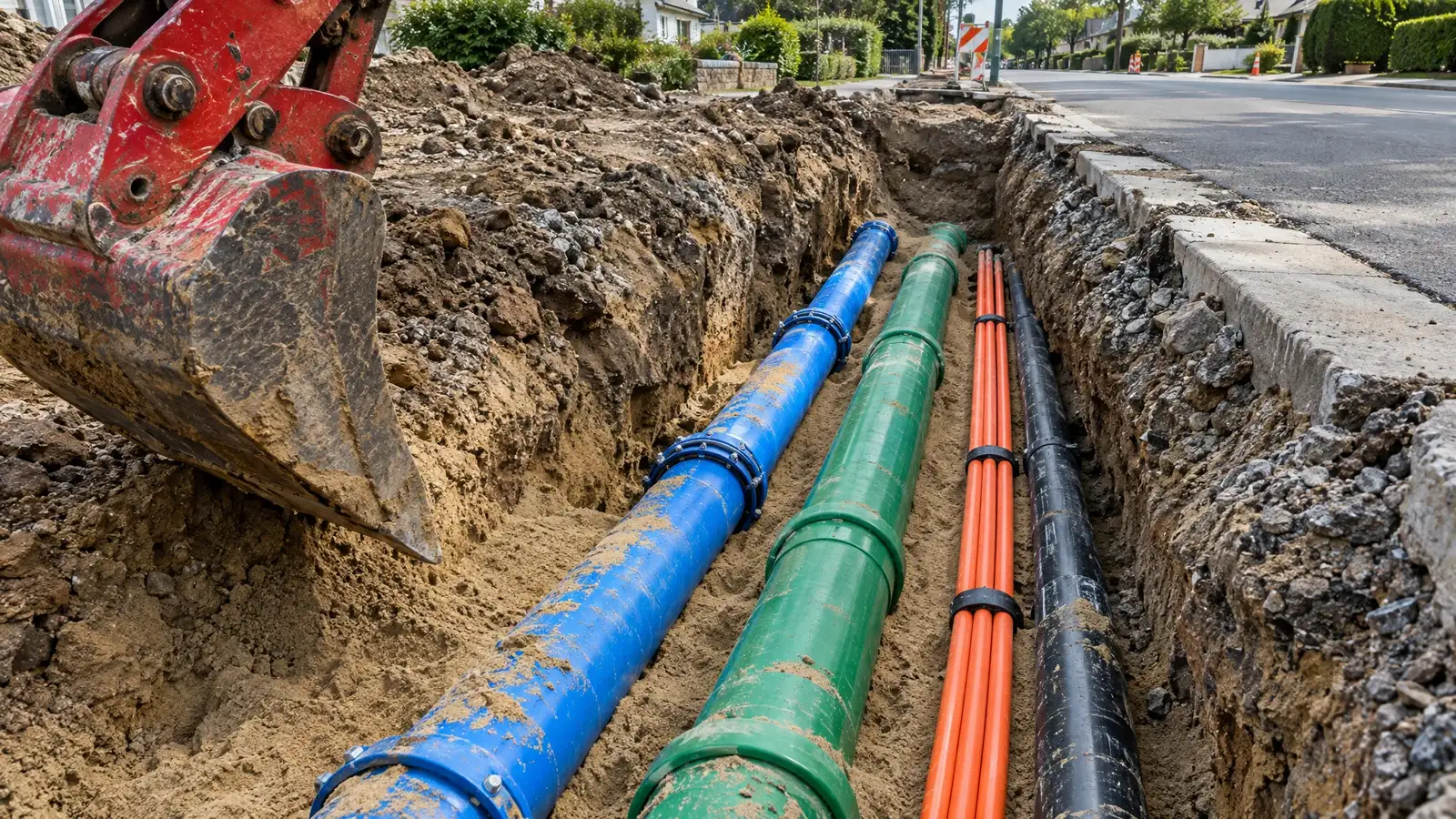 Water, Sewer, Gas, Electric and Fiber: What Goes Where