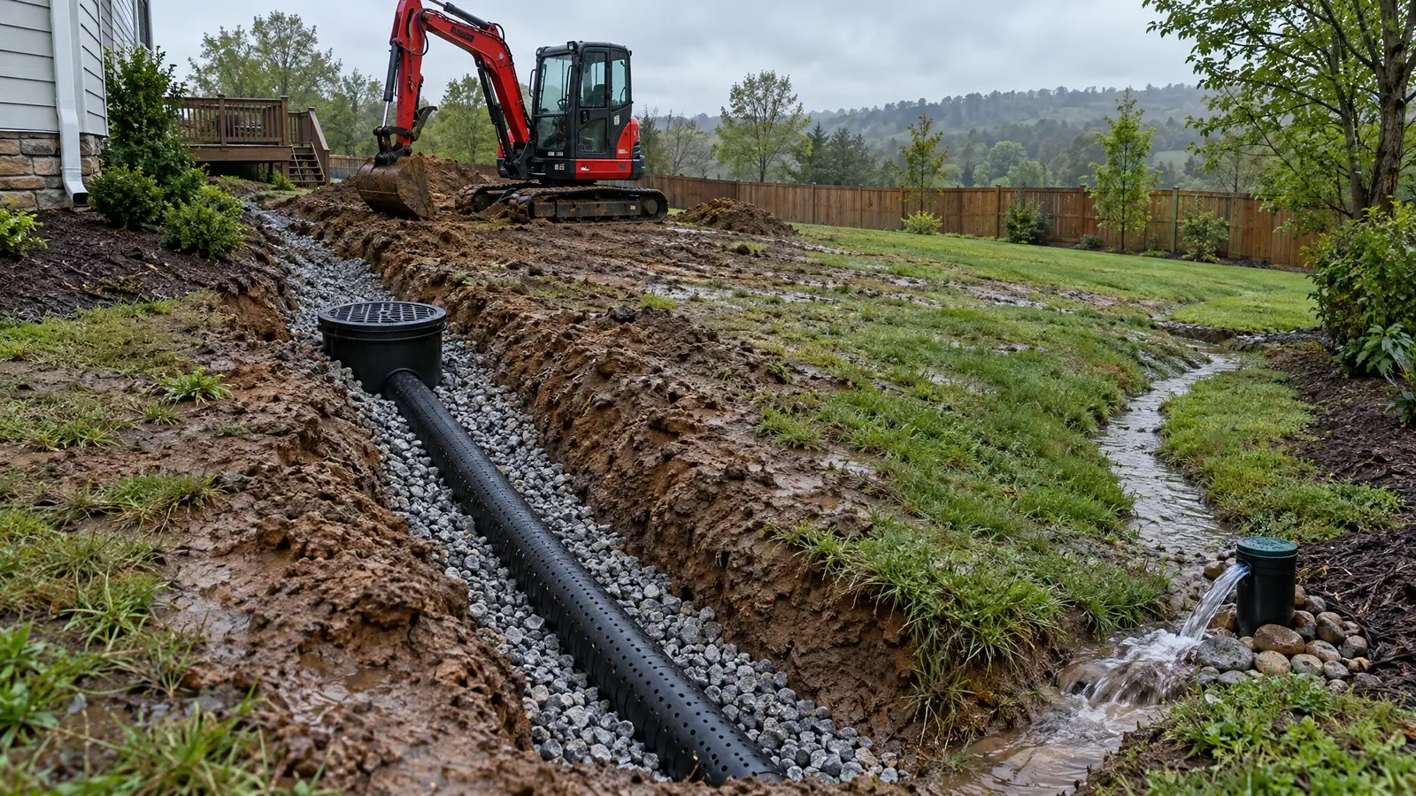 Yard Drainage Contractor in Nashville